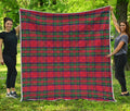 Royal Stewart Tartan Pattern Print Quilt