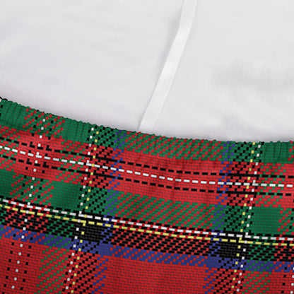 Royal Stewart Tartan Pattern Print Sofa Cover