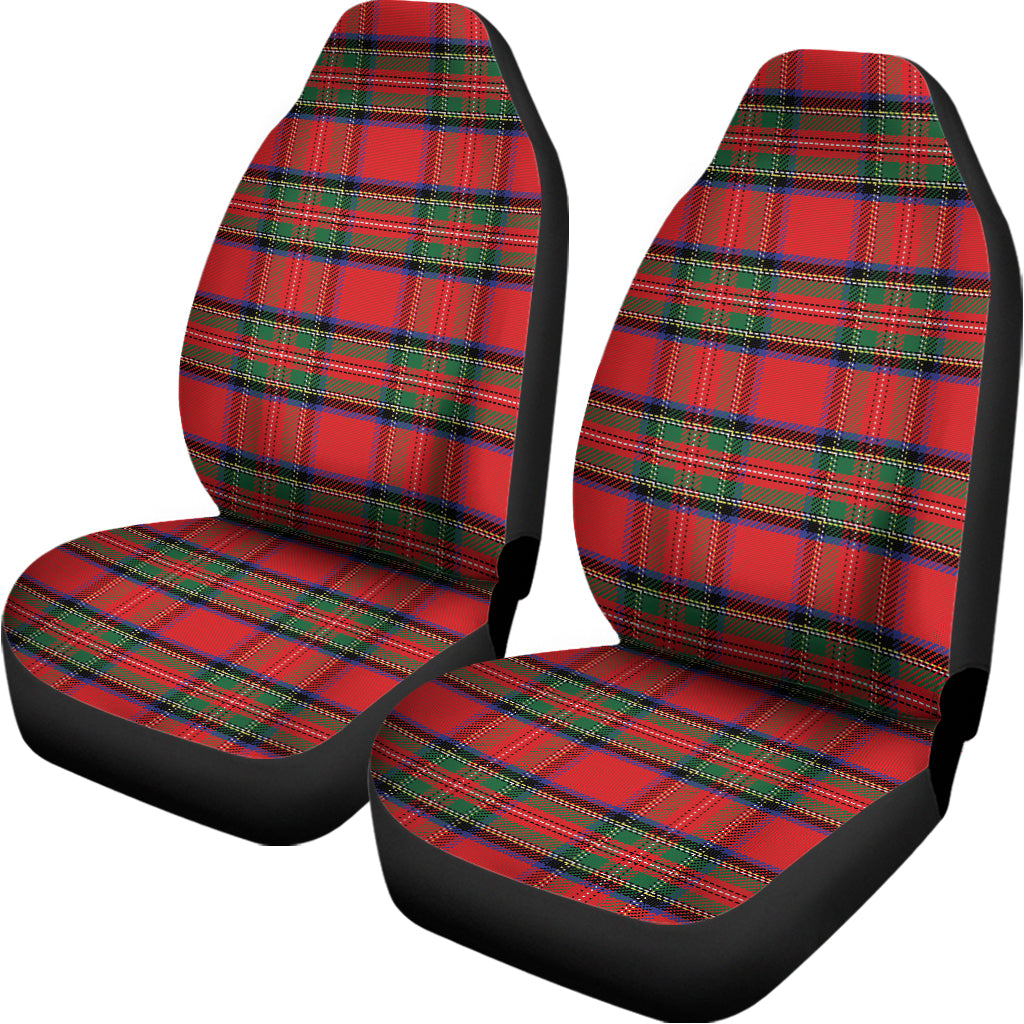 Royal Stewart Tartan Pattern Print Universal Fit Car Seat Covers