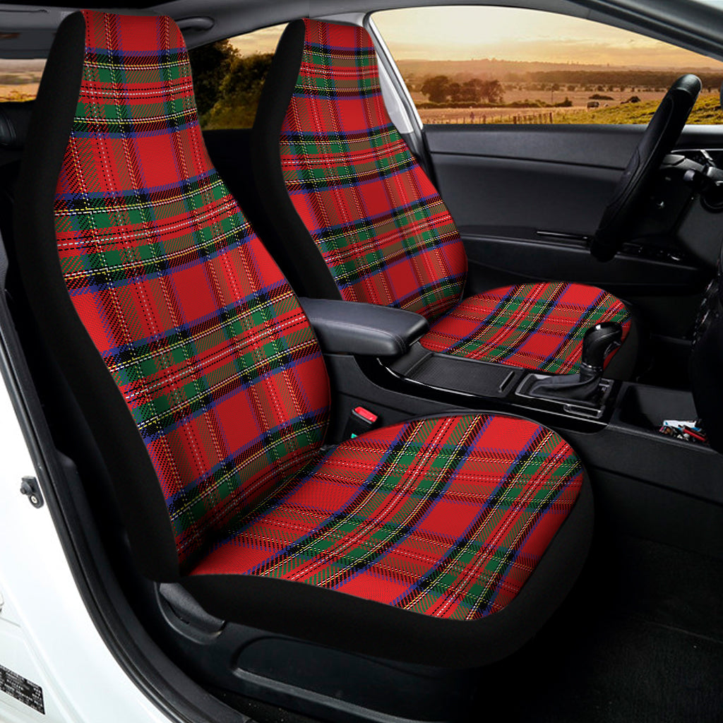 Royal Stewart Tartan Pattern Print Universal Fit Car Seat Covers