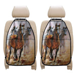 Running Horses Painting Print Car Seat Organizers
