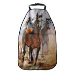 Running Horses Painting Print Car Seat Organizers