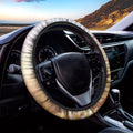 Running Horses Painting Print Car Steering Wheel Cover