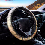 Running Horses Painting Print Car Steering Wheel Cover