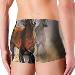 Running Horses Painting Print Men's Boxer Briefs
