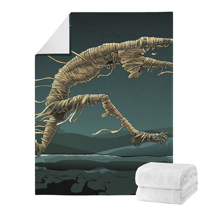 Running Mummy Print Blanket