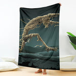 Running Mummy Print Blanket