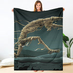Running Mummy Print Blanket