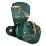 Running Mummy Print Boxing Gloves