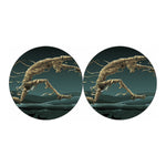 Running Mummy Print Car Coasters