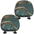 Running Mummy Print Car Headrest Covers
