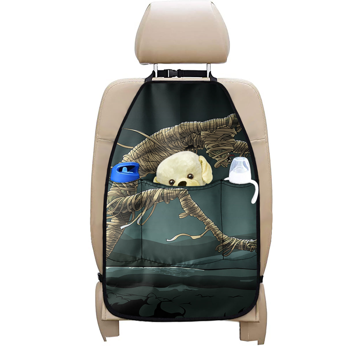 Running Mummy Print Car Seat Organizers