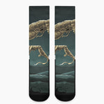 Running Mummy Print Crew Socks