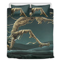 Running Mummy Print Duvet Cover Bedding Set