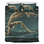 Running Mummy Print Duvet Cover Bedding Set