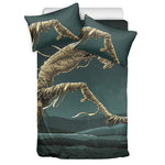 Running Mummy Print Duvet Cover Bedding Set