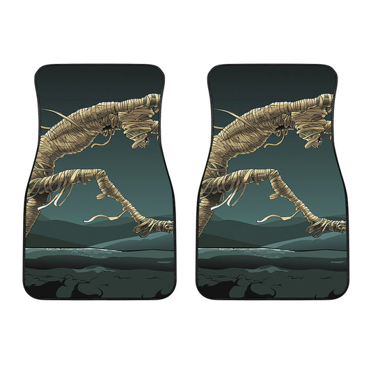 Running Mummy Print Front Car Floor Mats