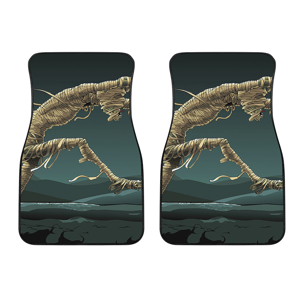 Running Mummy Print Front Car Floor Mats