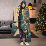 Running Mummy Print Hooded Blanket