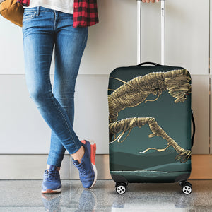 Running Mummy Print Luggage Cover