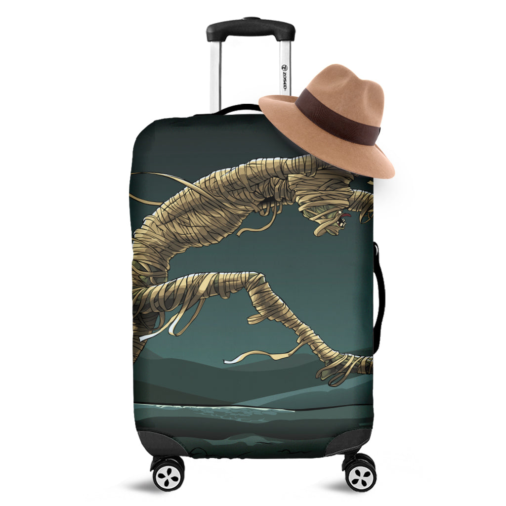 Running Mummy Print Luggage Cover