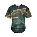 Running Mummy Print Men's Baseball Jersey