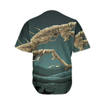 Running Mummy Print Men's Baseball Jersey