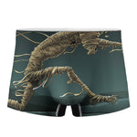 Running Mummy Print Men's Boxer Briefs