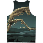 Running Mummy Print Men's Tank Top