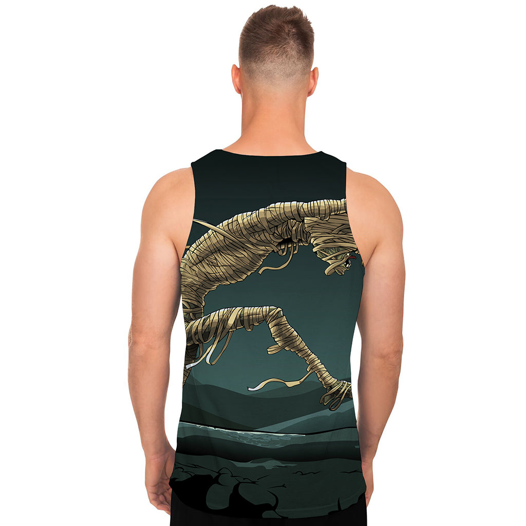 Running Mummy Print Men's Tank Top