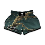 Running Mummy Print Muay Thai Boxing Shorts