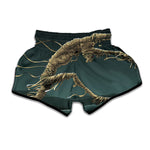 Running Mummy Print Muay Thai Boxing Shorts