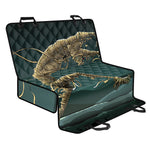 Running Mummy Print Pet Car Back Seat Cover