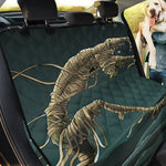 Running Mummy Print Pet Car Back Seat Cover