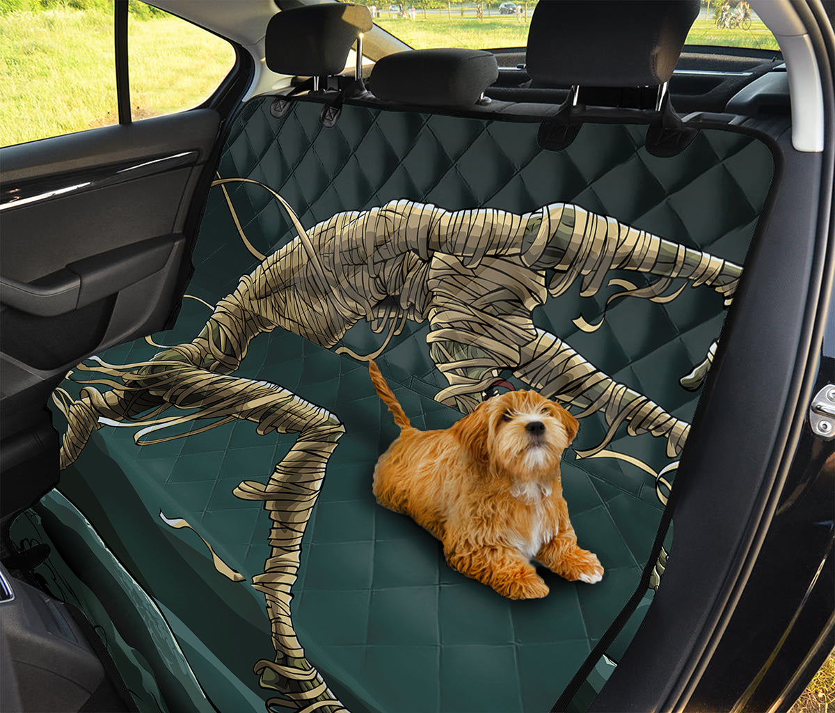 Running Mummy Print Pet Car Back Seat Cover