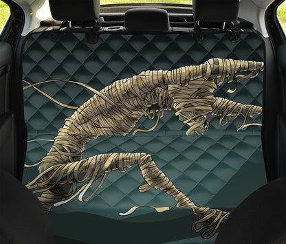 Running Mummy Print Pet Car Back Seat Cover