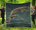 Running Mummy Print Quilt