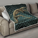 Running Mummy Print Quilt