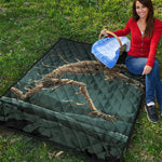 Running Mummy Print Quilt