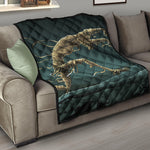 Running Mummy Print Quilt