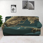 Running Mummy Print Sofa Cover