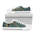 Running Mummy Print White Low Top Sneakers