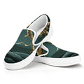 Running Mummy Print White Slip On Sneakers
