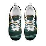 Running Mummy Print White Sneakers