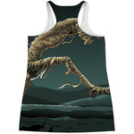 Running Mummy Print Women's Racerback Tank Top
