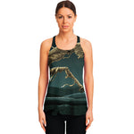 Running Mummy Print Women's Racerback Tank Top