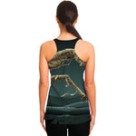 Running Mummy Print Women's Racerback Tank Top