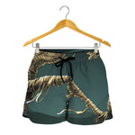 Running Mummy Print Women's Shorts