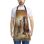 Running Wild Horses Print Apron