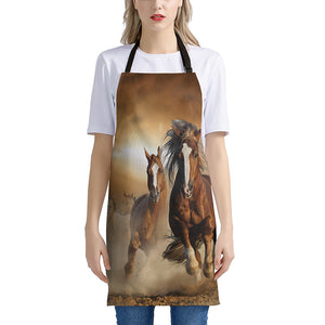 Running Wild Horses Print Apron